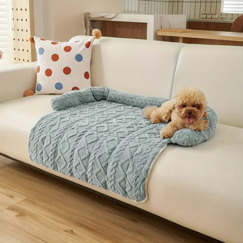 Koera pesa voodi, materjal: vaht, nelinurkne plüüs pad, Rural bränd, impordimata