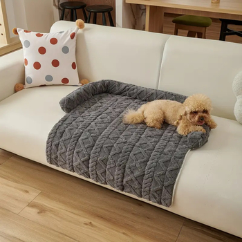 Koera pesa voodi, materjal: vaht, nelinurkne plüüs pad, Rural bränd, impordimata