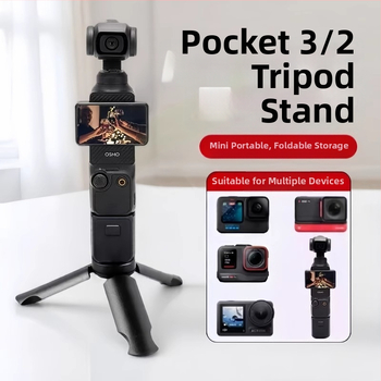 Kaasaskantav statiiv DJI Osmo Pocket 3/2 jaoks gimballiga • 3-osaline • 3D PTZ • Mudel 20114 • Kaal 50