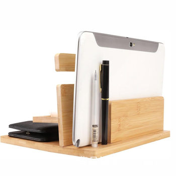 Puidust lauatarviku hoiustamise riiul – bambus, kaasaegne minimalistlik disain, lauale paigaldus, 1 kiht, sobib lauale, magamistuppa ja elutuppa