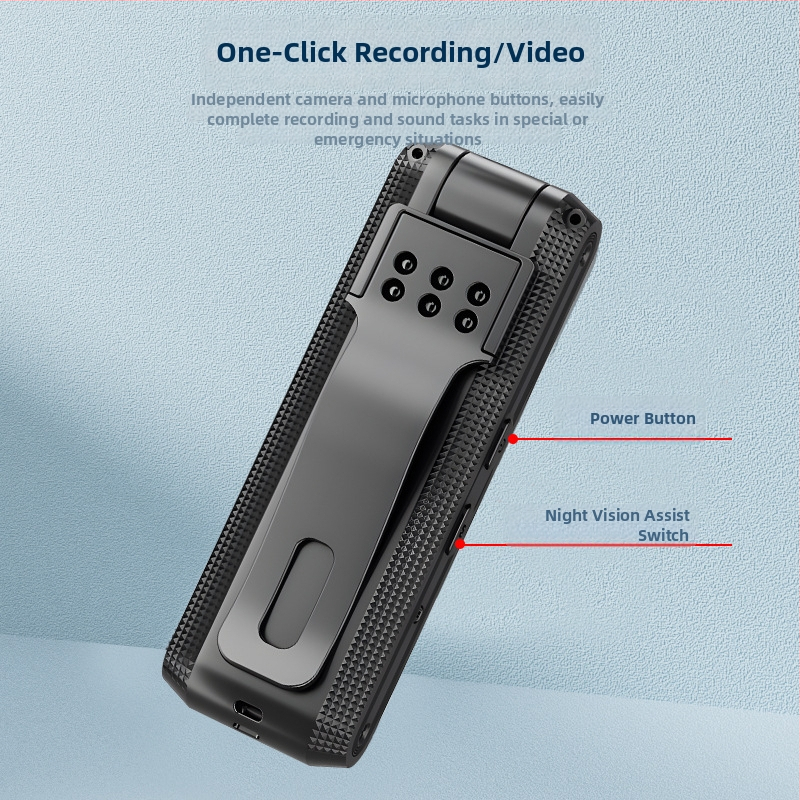 CD01 Vaizdo įrašymo rašiklis su klipu, 24 val. įrašas, iki 256GB atminties, vaizdo įrašymas, USB 2.0