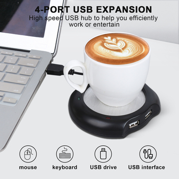 USB 3.0 nelja pordi jaotur, millel on integreeritud kruuside soojendi ja soojendusfunktsioon (toide USB kaudu)