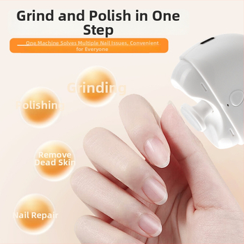 Elektriline küüne poleerija, kaasaskantav maniküüri tööriist, mudel H-2405, plastik, 110 g