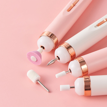 5-osaline elektriline küüneviilide komplekt teemantpeadega küünepinna siledustamiseks ja kutikula hoolduseks