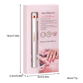 5-osaline elektriline küüneviilide komplekt teemantpeadega küünepinna siledustamiseks ja kutikula hoolduseks