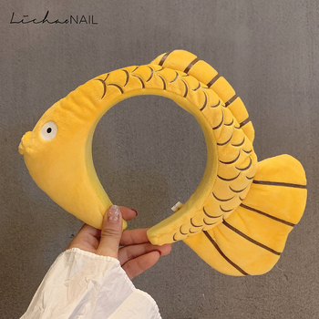 Karp-motiiviga metallist juukseband lastele – Lichao juukseaksessuaarid, kevad 2025