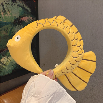 Karp-motiiviga metallist juukseband lastele – Lichao juukseaksessuaarid, kevad 2025