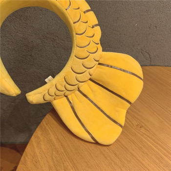 Karp-motiiviga metallist juukseband lastele – Lichao juukseaksessuaarid, kevad 2025