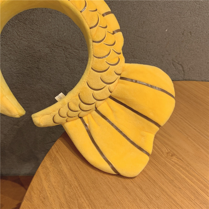 Karp-motiiviga metallist juukseband lastele – Lichao juukseaksessuaarid, kevad 2025