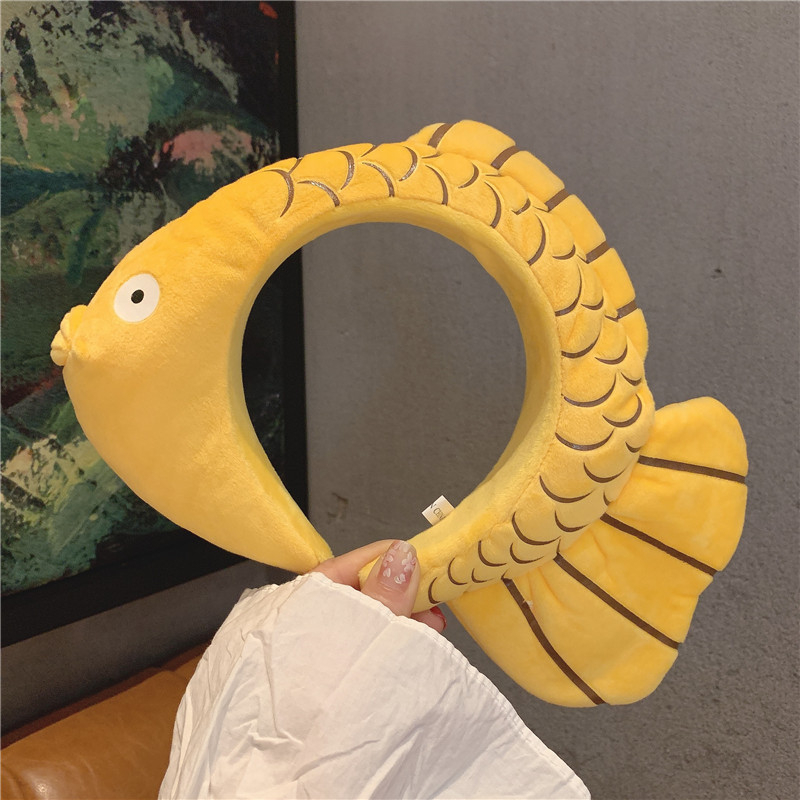 Karp-motiiviga metallist juukseband lastele – Lichao juukseaksessuaarid, kevad 2025