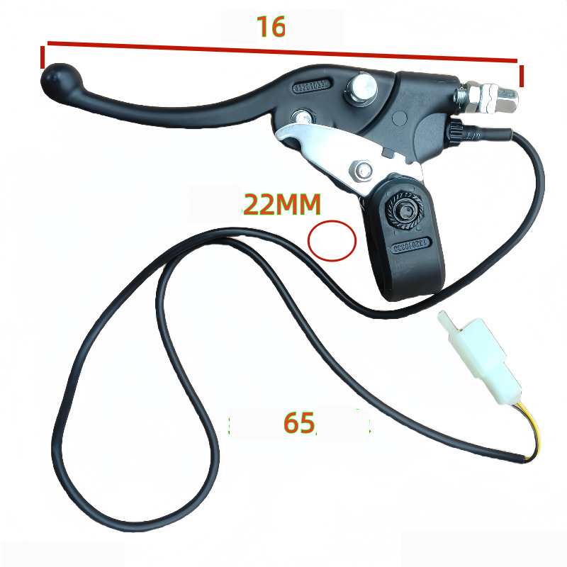 Elektriline ratastooli tõukeratas ees, väikesed neli ratast, üks kuni kaks pidurikangi, piduritross, käsipidur, üks käepide, topeltpidurid.
