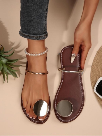 Naiste ühetoonilised slaidi sandaalid, satiin-veluurist ülemine, konopist õmblusega tallad, lame kand, sobivad kõigile aastaaegadele