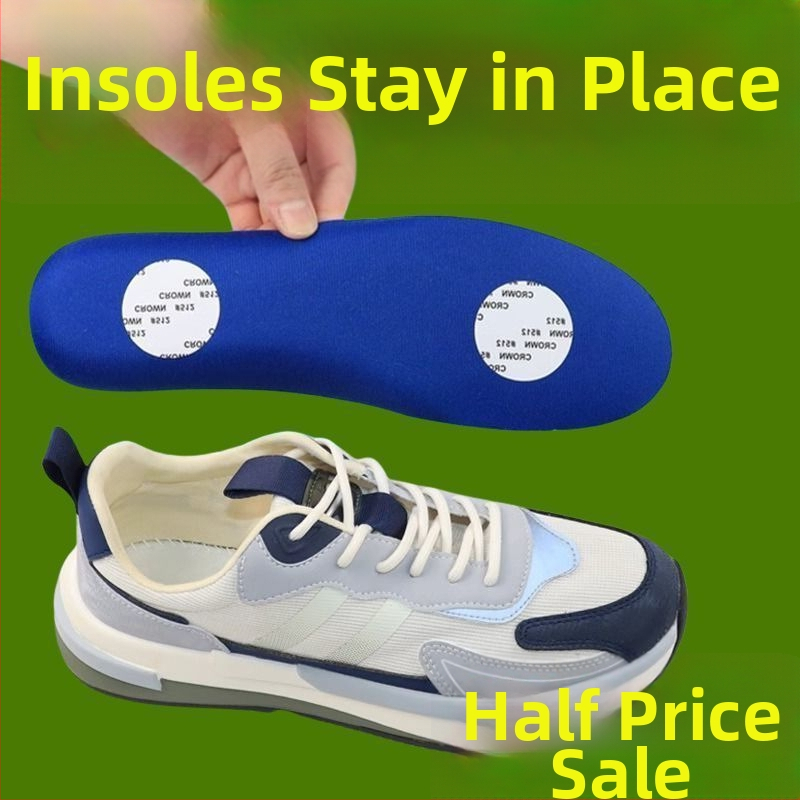 Zolīte kurpēm pretslīdēšanai ar fiksējošiem plāksteriem — gumija, pašlīmējoša ar divpusēju līmlentu, pret kustēšanos