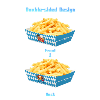 Pat Paber Festivali Stiil Dekoratsioonide Komplekt — Suupärade taldrik ja Krõpsude karp Oktoberfest-teemaga