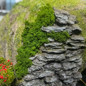 Arhitektuurimudelite materjalid realistliku stseeni jaoks kivise mäe tekstuuriga, DIY-dekoreerimiseks, 40 g pakk