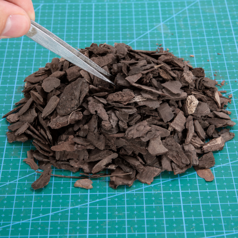 Arhitektuurimudelite materjalid realistliku stseeni jaoks kivise mäe tekstuuriga, DIY-dekoreerimiseks, 40 g pakk