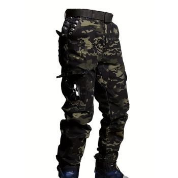 Meeste tööpüksid, taktikaline tööriietus, elastne vöökoht, fleece vooder, vaba lõige, pikad püksid