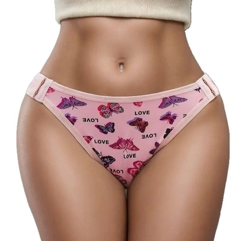 Naiste aluspüksid madala talje, hingavad, karikatuuriprint; Milk silk kangas; peamine kangas: polüester 95–100%; krohv/Liiges: 95–100%; muster 3227986