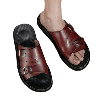 Meeste sandaalid, avatud varbaga, igapäevane stiil, ülemine materjal: super fiber, PU tald, hingavad