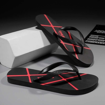 Meeste Strait Tiger sussid siseruumi kasutamiseks, igapäevased lame kingad, PVC ülemine ja talla, libisemisvastased ja vaiksed