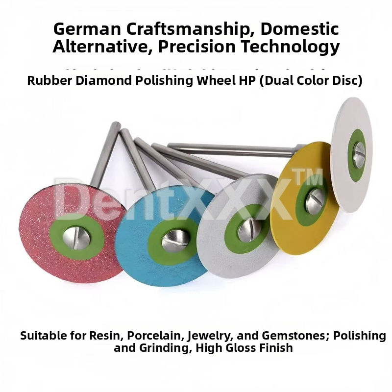 Hambaravi teemantpoleerimisketas, keraamiliselt seotud teemant, kummist ratas, kõrge läige