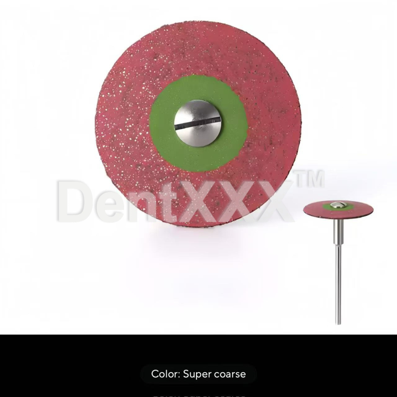 Hambaravi teemantpoleerimisketas, keraamiliselt seotud teemant, kummist ratas, kõrge läige