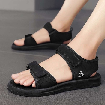 Meeste sandaalid - PU ülaosa, kummist talla, avatud varvas, hingavad, libisemiskindlad