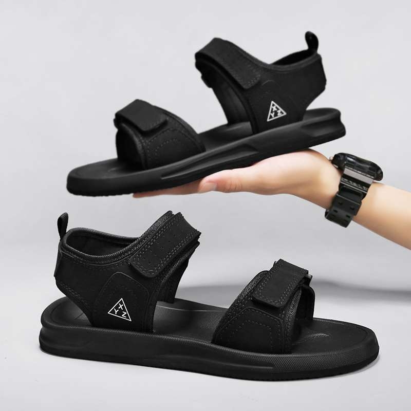 Meeste sandaalid - PU ülaosa, kummist talla, avatud varvas, hingavad, libisemiskindlad