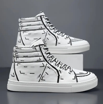 Meeste sportlikud igapäevased jalanõud, PU ülaosa, kummist tald, lukk, võrguline sisemus, tekstiline sisetald