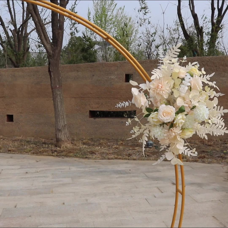 Raudne pulmarbaloonide arka, kahevarbaga raam, kohandatav töötlemine, litsentsitud privaatne märgis