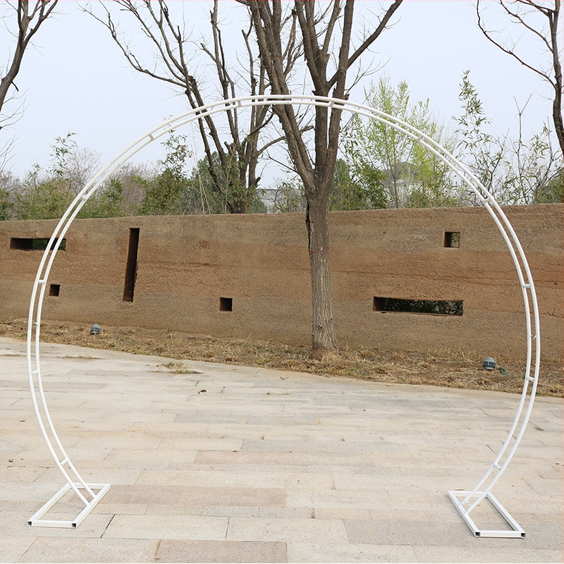 Raudne pulmarbaloonide arka, kahevarbaga raam, kohandatav töötlemine, litsentsitud privaatne märgis