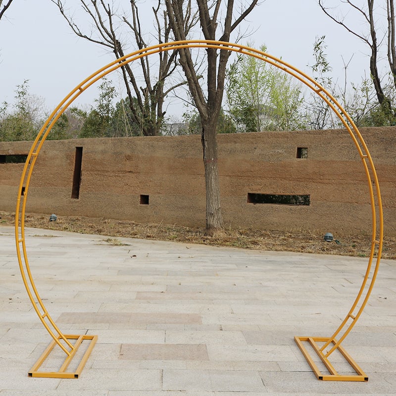 Raudne pulmarbaloonide arka, kahevarbaga raam, kohandatav töötlemine, litsentsitud privaatne märgis