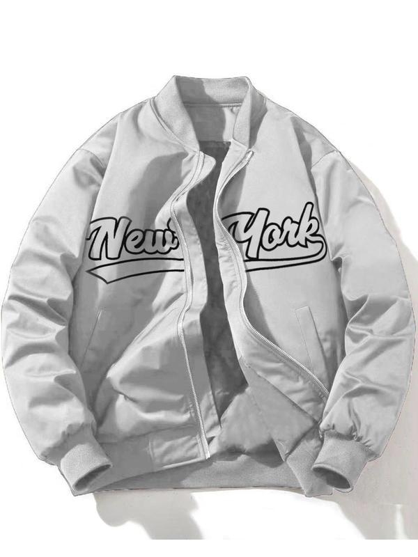 Meeste Corduroy jakk kapuutsiga, kirjaga kiri ja beisboli kaelus, tavaline lõige