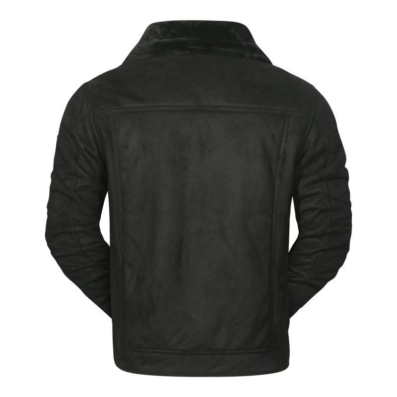 Meeste polüestrijakk polüestervoodriga, vaba lõige, ühe nupuga lukustus, kapuutsita, talviseks kandmiseks