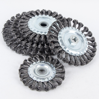 Keerdunud lametraadist lihvketas – lõikamise ja roostetõrje, paralleelne disain, süsinikteras, 11 000 rpm