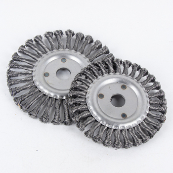 Keerdunud lametraadist lihvketas – lõikamise ja roostetõrje, paralleelne disain, süsinikteras, 11 000 rpm