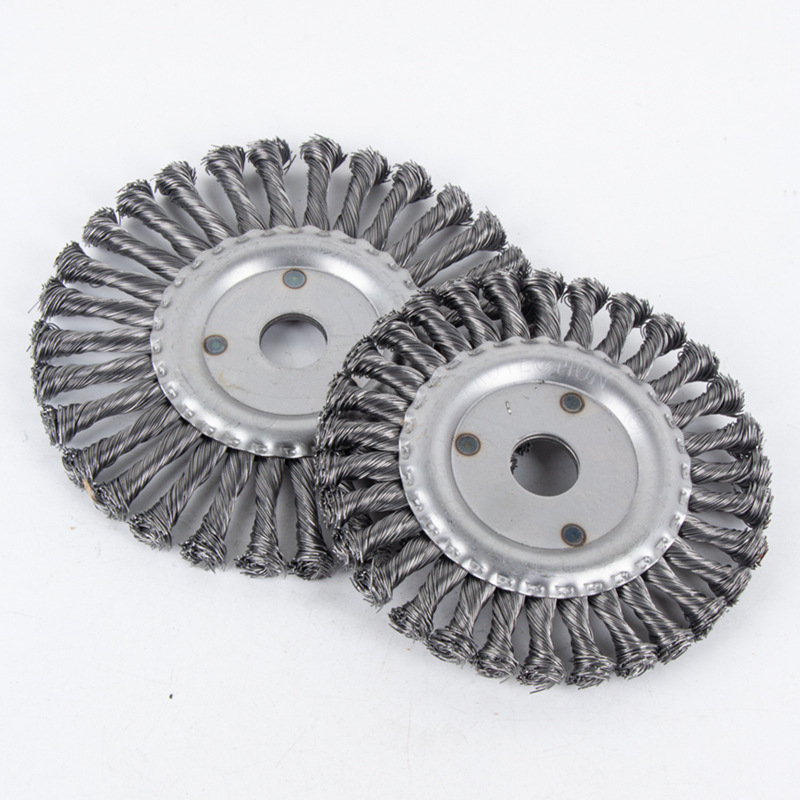 Keerdunud lametraadist lihvketas – lõikamise ja roostetõrje, paralleelne disain, süsinikteras, 11 000 rpm