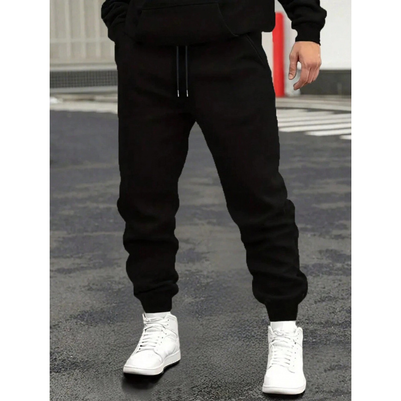 Sportpüksid, slim-fit, nööriga vöö, casual (9/10 pikkus, CVC materjal, lahtine lõige, kerge venivus)