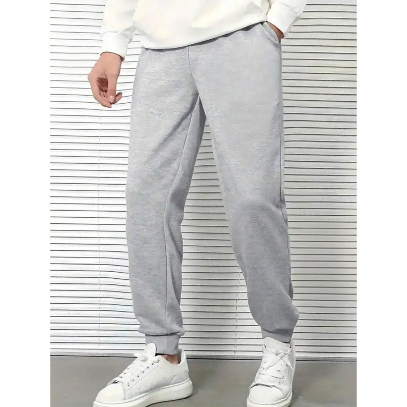 Sportpüksid, slim-fit, nööriga vöö, casual (9/10 pikkus, CVC materjal, lahtine lõige, kerge venivus)