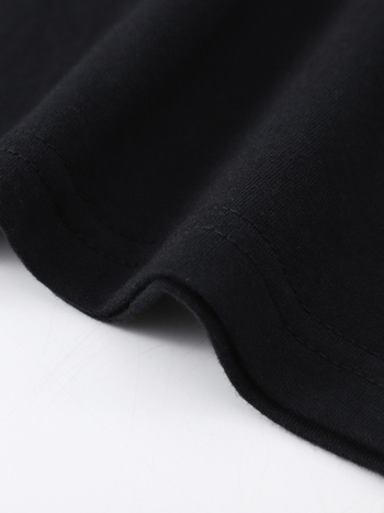 Lühikeste varrukatega fitness T-särk, puuvillast (96%+), vaba lõige, ümmarguse kaelusega, 180–250 g, sportlik riietus