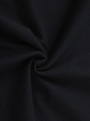 Lühikeste varrukatega fitness T-särk, puuvillast (96%+), vaba lõige, ümmarguse kaelusega, 180–250 g, sportlik riietus