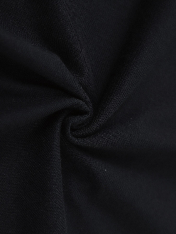 Lühikeste varrukatega fitness T-särk, puuvillast (96%+), vaba lõige, ümmarguse kaelusega, 180–250 g, sportlik riietus