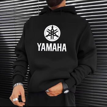 Kaputsiga fleecevooderiga pullover, laia lõikega, 3D tähtede trükk ja 3D tasku