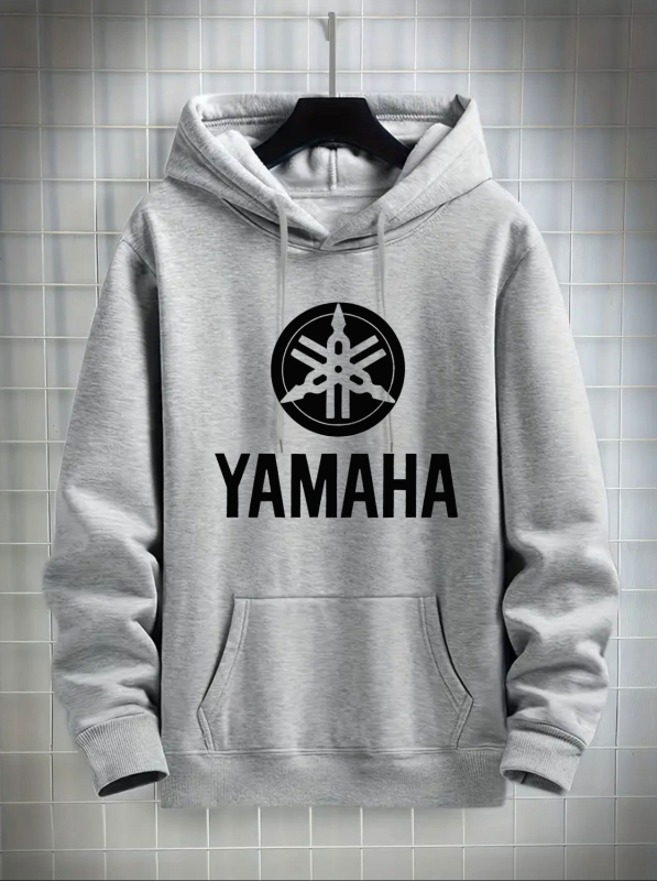 Kaputsiga fleecevooderiga pullover, laia lõikega, 3D tähtede trükk ja 3D tasku