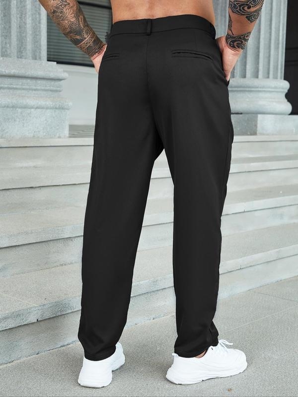 Igapäevased püksid sirge lõikega, kõrge vöökoh, Capri pikkus, bambuskiud