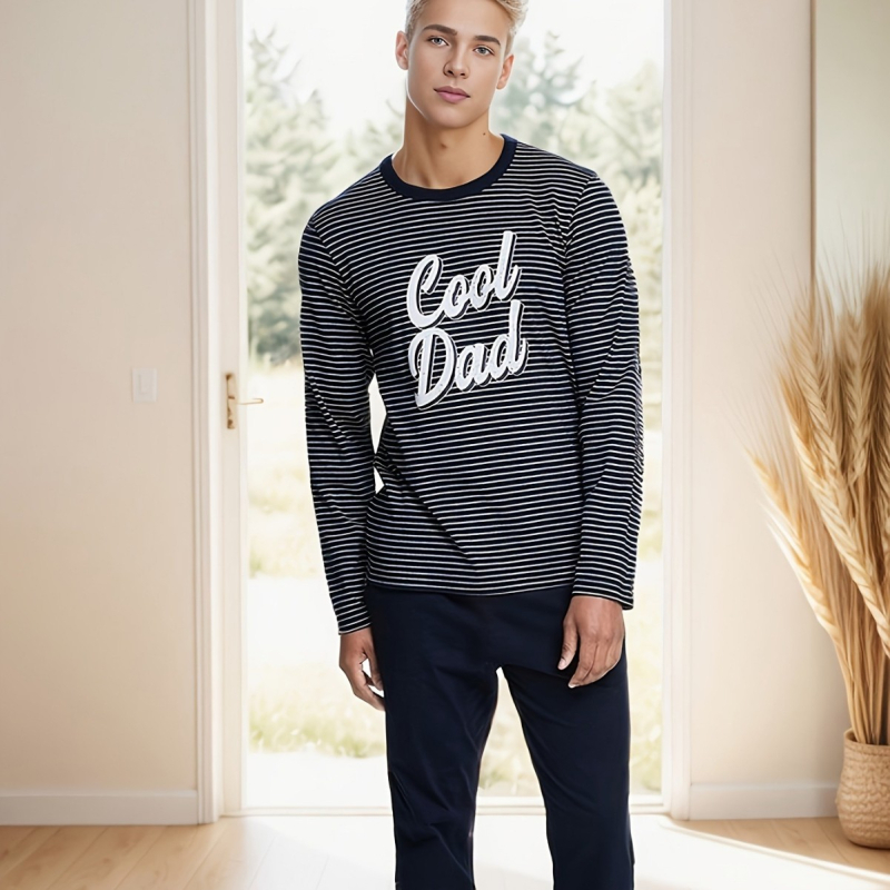 Meeste Milk Silk kodukasutuse komplekt – kaks osa: tops pikkade varrukatega ja püksid, ümmarguse kaelusega, vaba lihtne stiil, 90-95% polüester