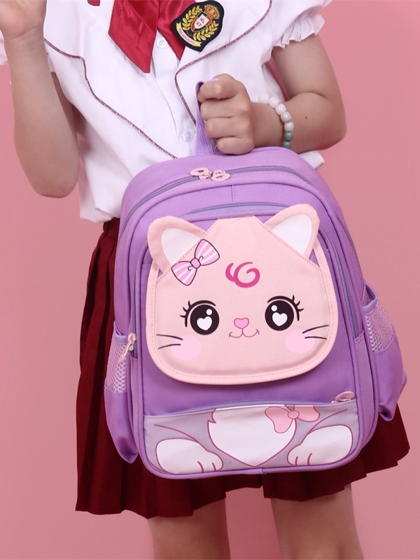 Laste koolikott nailonist, hingav disain, õhu-padi õlarihmad, polüestri vooder (armas lapsele sobiv koolistiil)