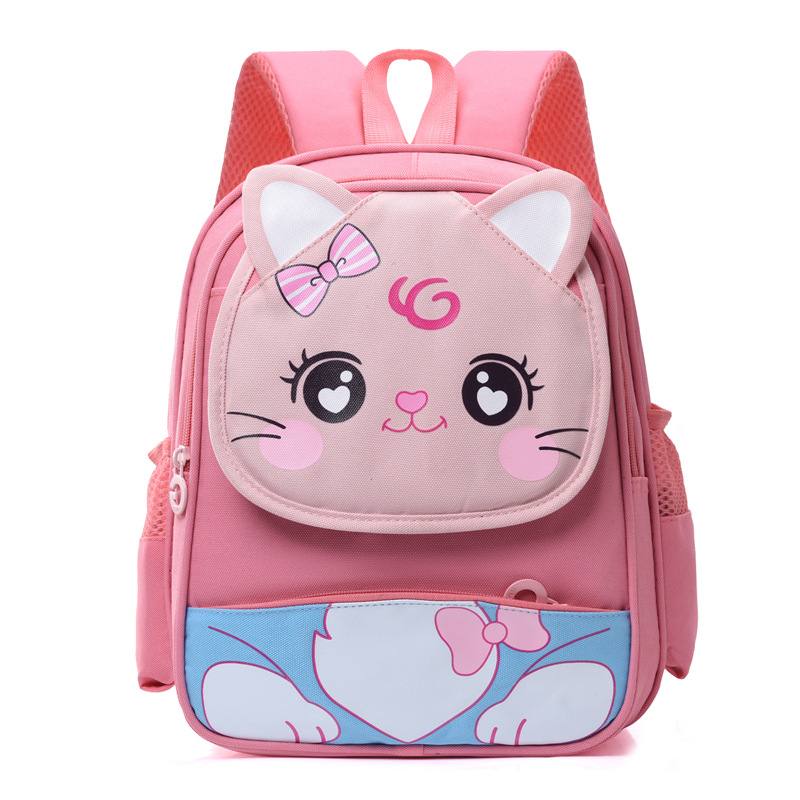 Laste koolikott nailonist, hingav disain, õhu-padi õlarihmad, polüestri vooder (armas lapsele sobiv koolistiil)