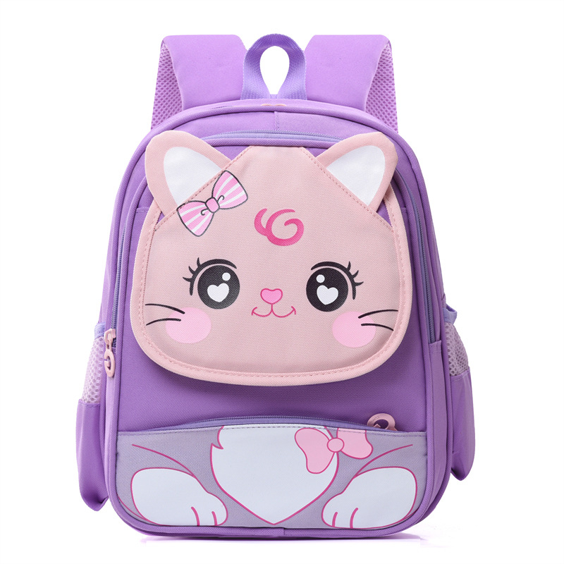 Laste koolikott nailonist, hingav disain, õhu-padi õlarihmad, polüestri vooder (armas lapsele sobiv koolistiil)