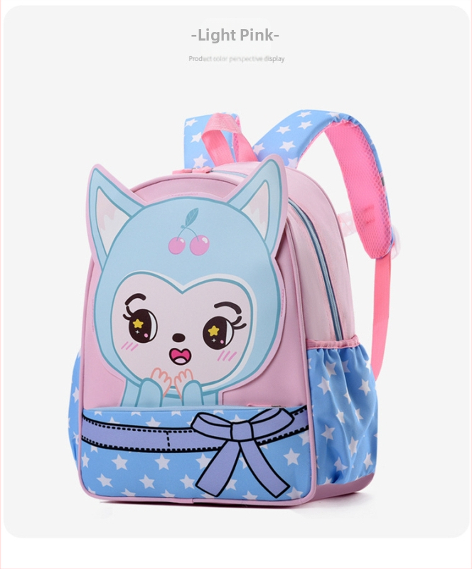 Lasteaedade koolikott dinozauru motiiviga, hingav Oxford-kangas, laienev disain, õhupatjadega õla kaitseks